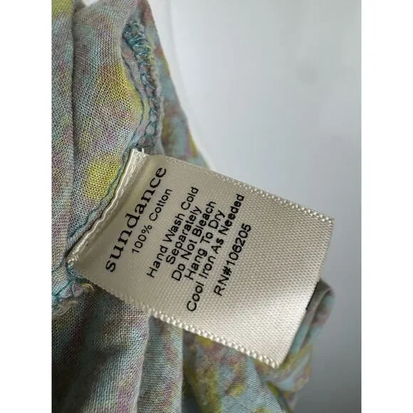 Sundance Coral and Teal Midi Dress - Picture 6 of 7